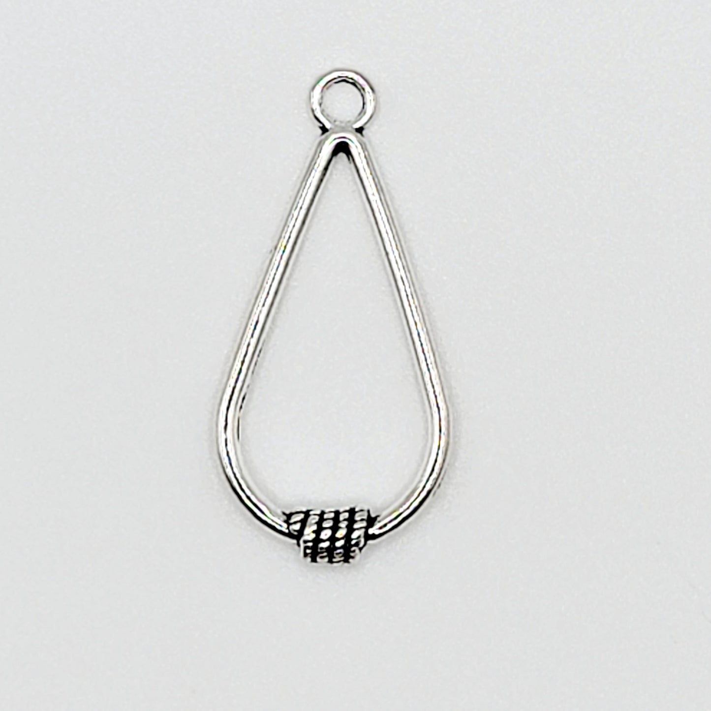 Silver Earring Drops with Rope, 6 pc SKU# PWT001