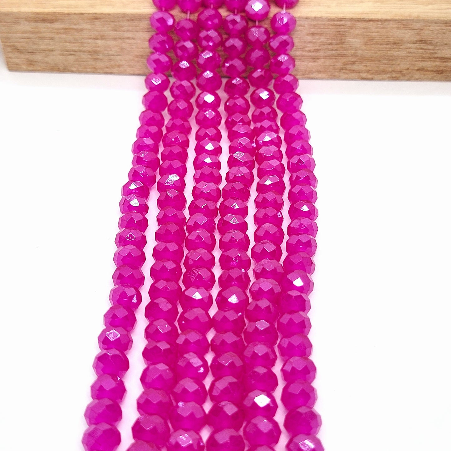 Rondelle Faceted Chinese Crystal Beads 8mm x 6mm