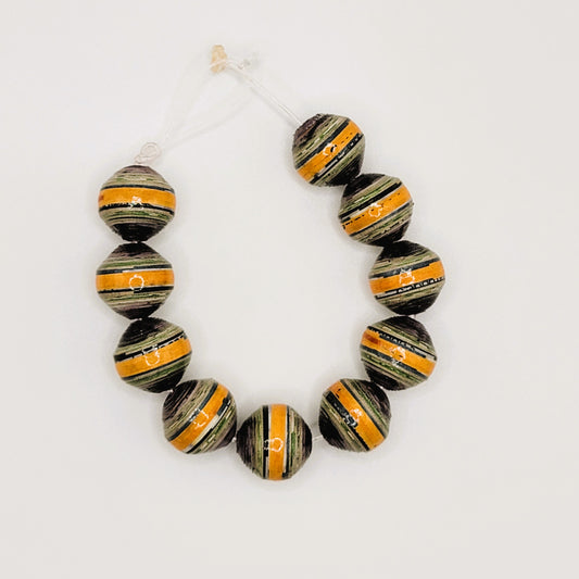 Handmade Paper Beads  SKU# PBS018
