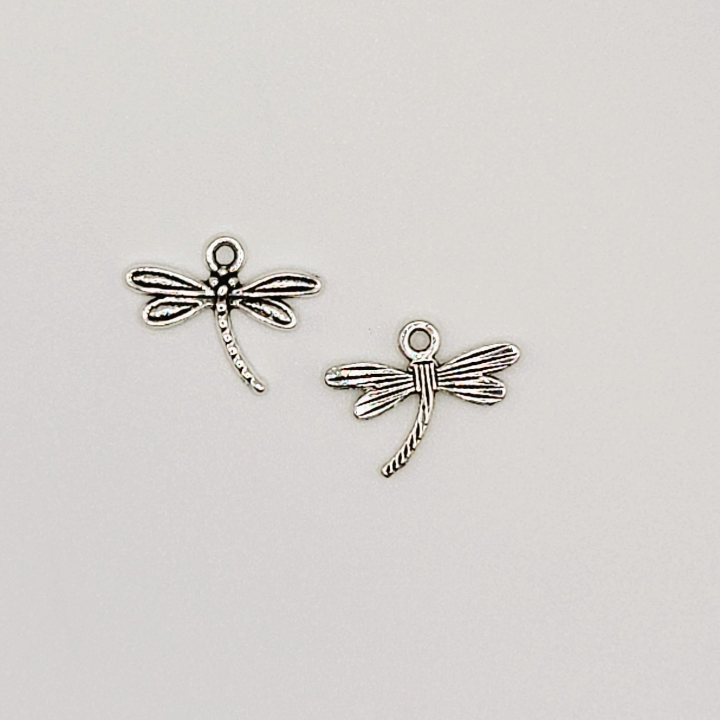 16 pcs Dragonfly Charm Antique Silver   SKU# CR014