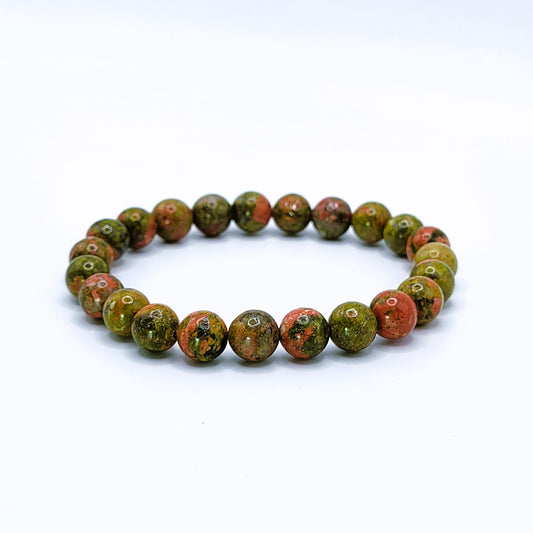 Natural Unakite Bracelet