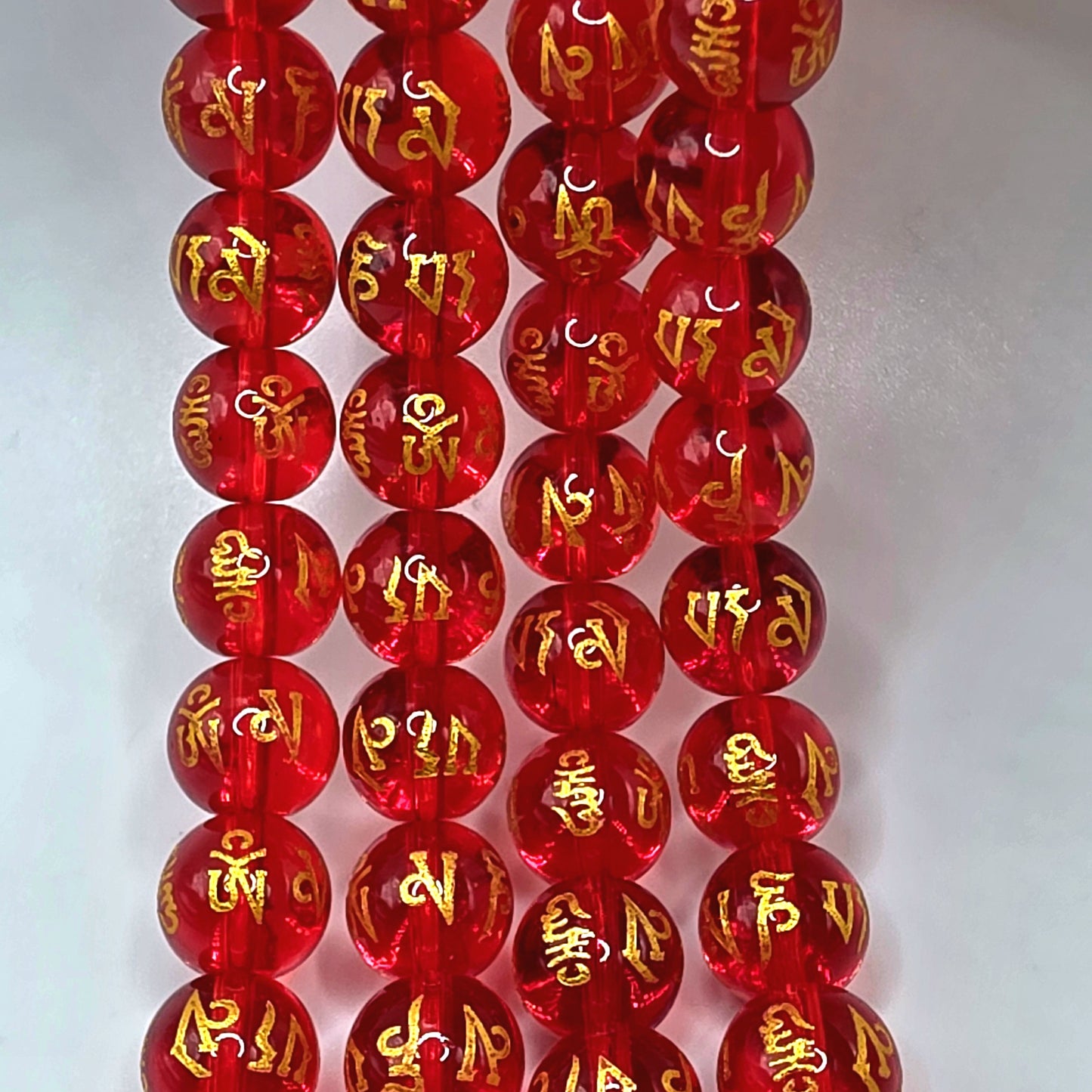 Tibetan Buddhist Mantra  Beads 19pcs  10mm  SKU#SBMS02