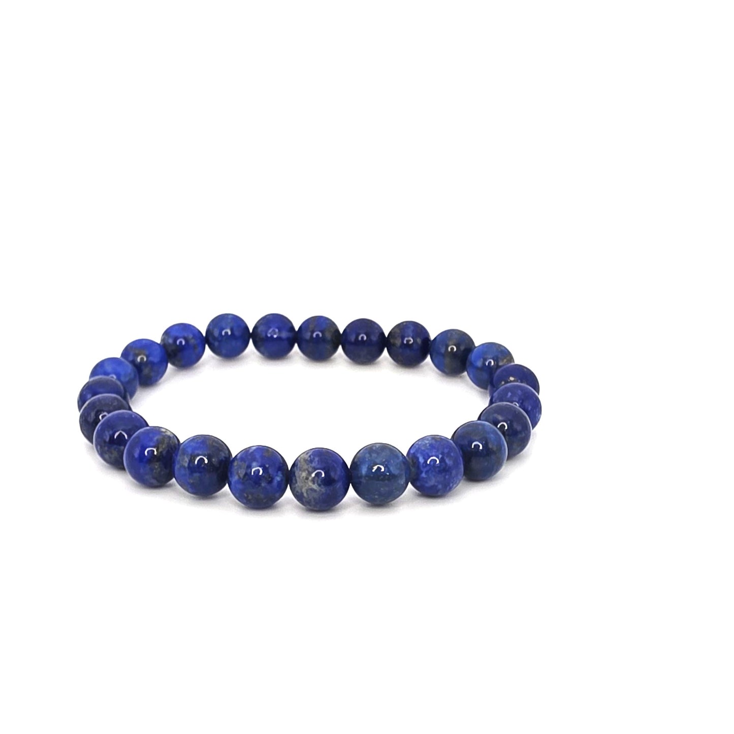 8mm Lapis Lazuli Natural Stone Stretch Bracelet-Handcrafted Jewelry