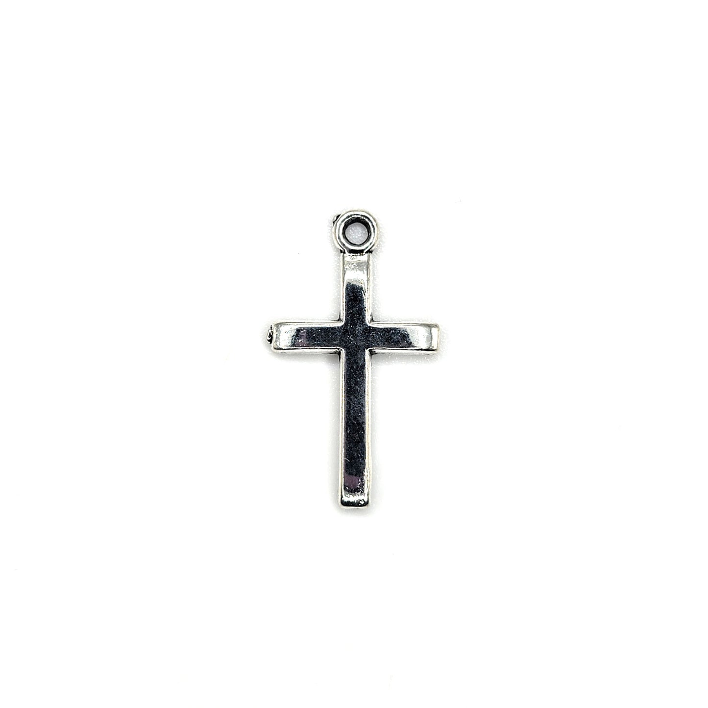 Antique Silver  Plain Cross