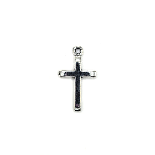 Antique Silver  Plain Cross