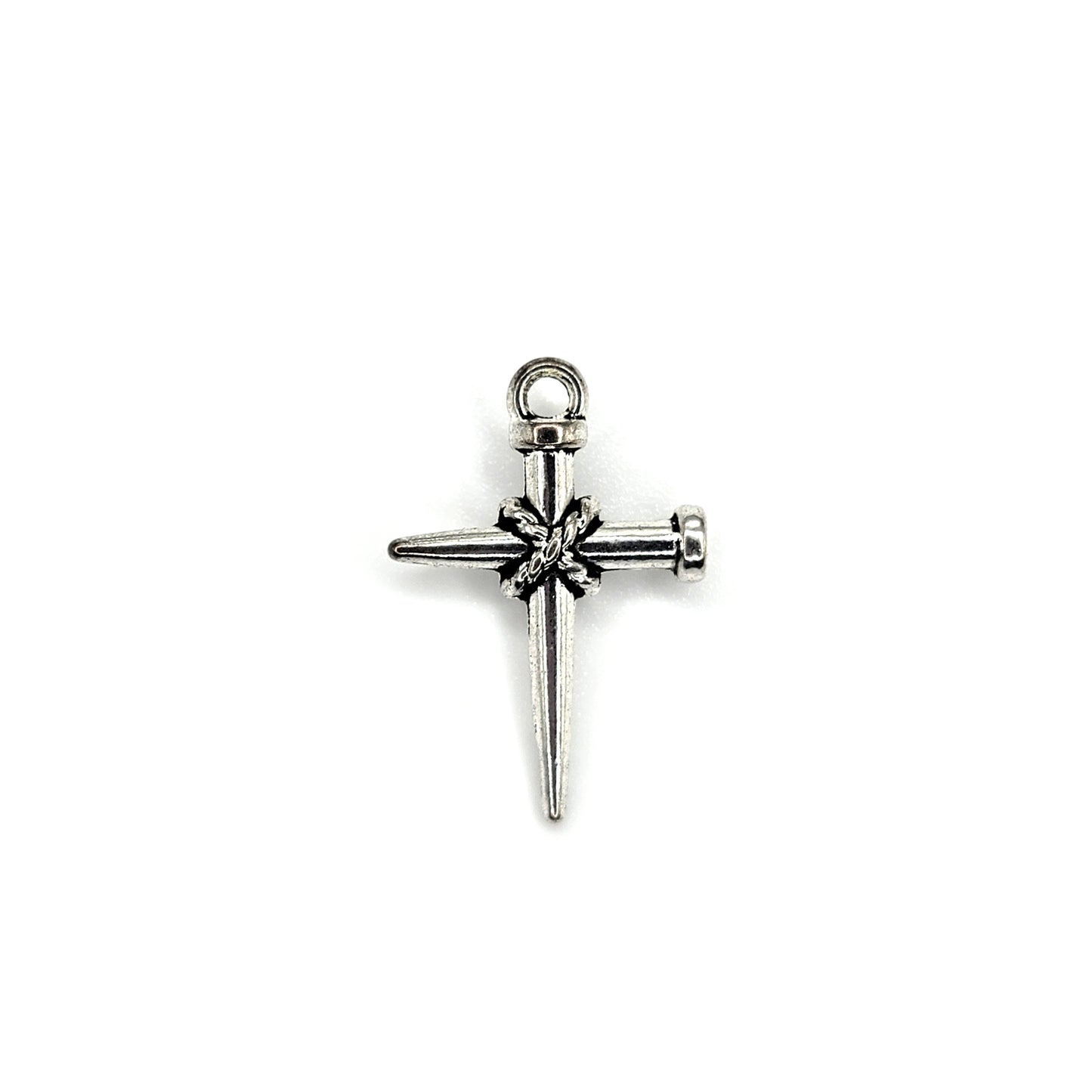 Antique Silver Nail Cross