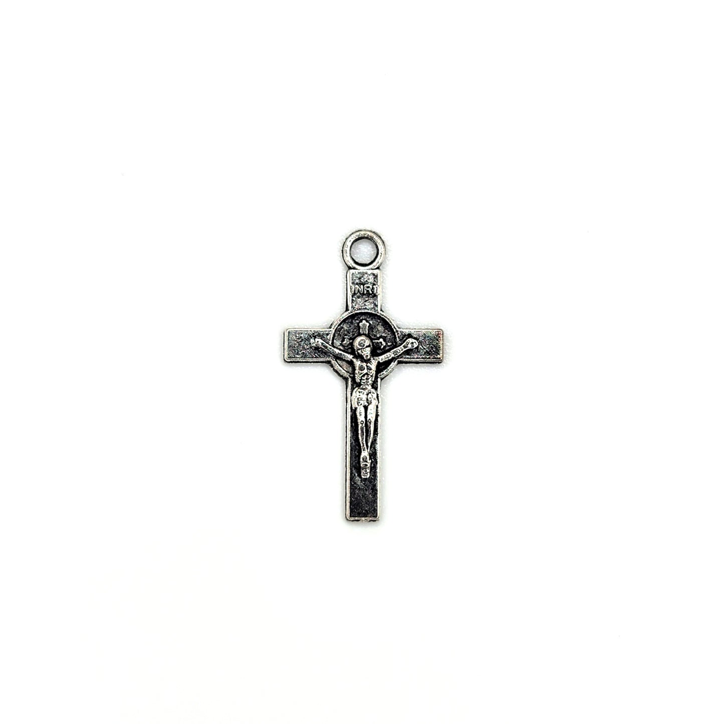 Small Silver Tone Cross