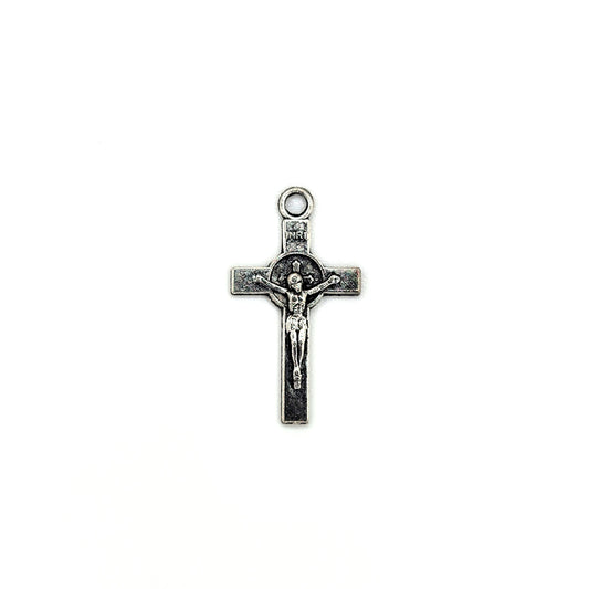 Small Silver Tone Cross