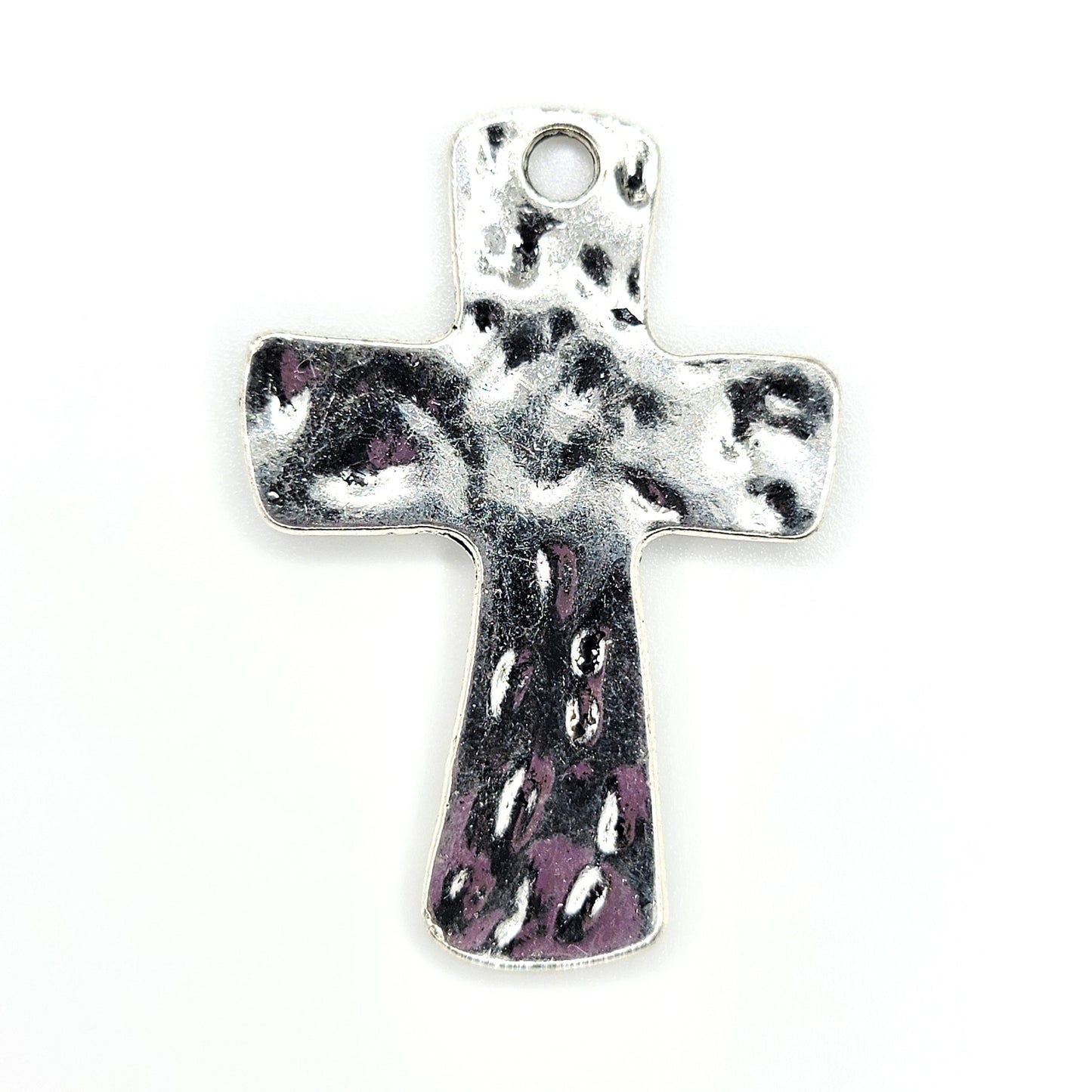 Hammered Cross Pendant