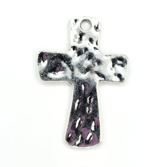 Hammered Cross Pendant