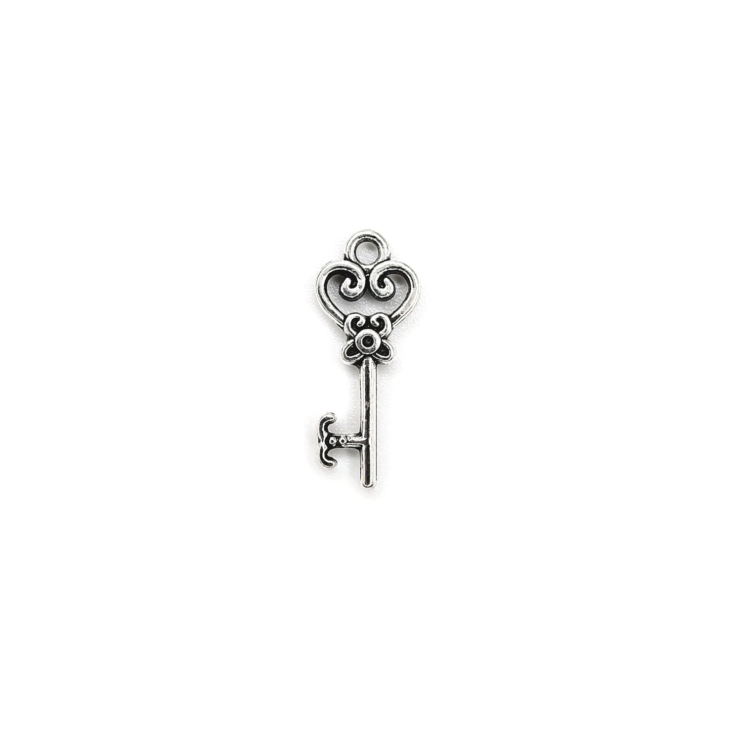 Antique Silver Key Charms