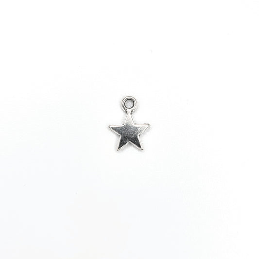 Silver Tone Star Charm