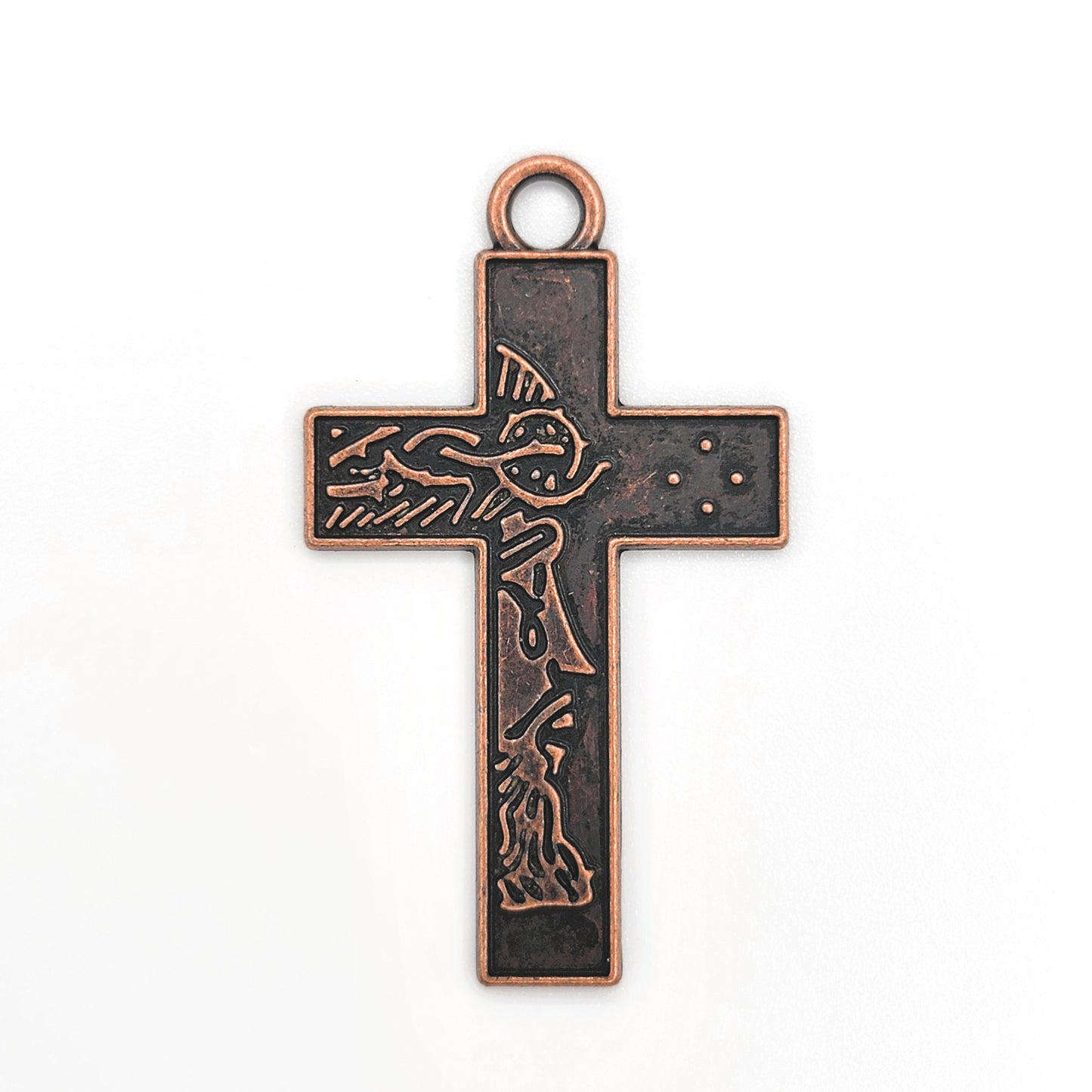Antique Copper Cross
