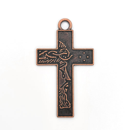 Antique Copper Cross