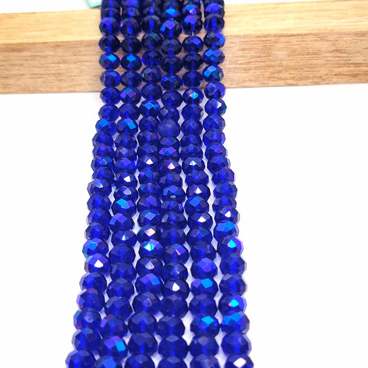 Rondelle Faceted Chinese Crystal Beads 8mm x 6mm