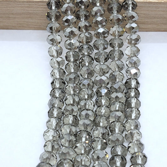 Rondelle Faceted Chinese Crystal Beads 8mm x 6mm