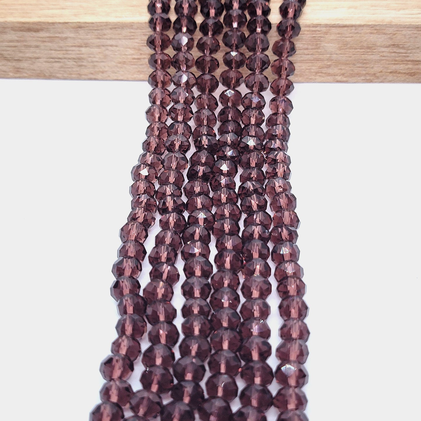 Rondelle Faceted Chinese Crystal Beads 8mm x 6mm