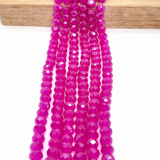 Rondelle Faceted Chinese Crystal Beads 8mm x 6mm