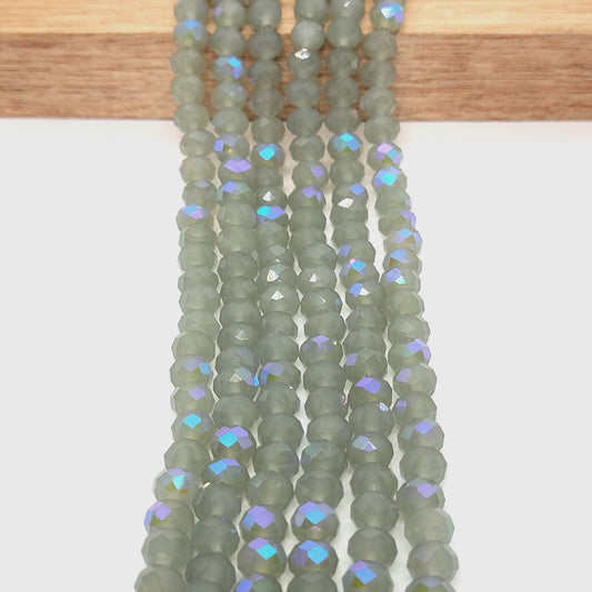 Rondelle Faceted Chinese Crystal Beads 8mm x 6mm